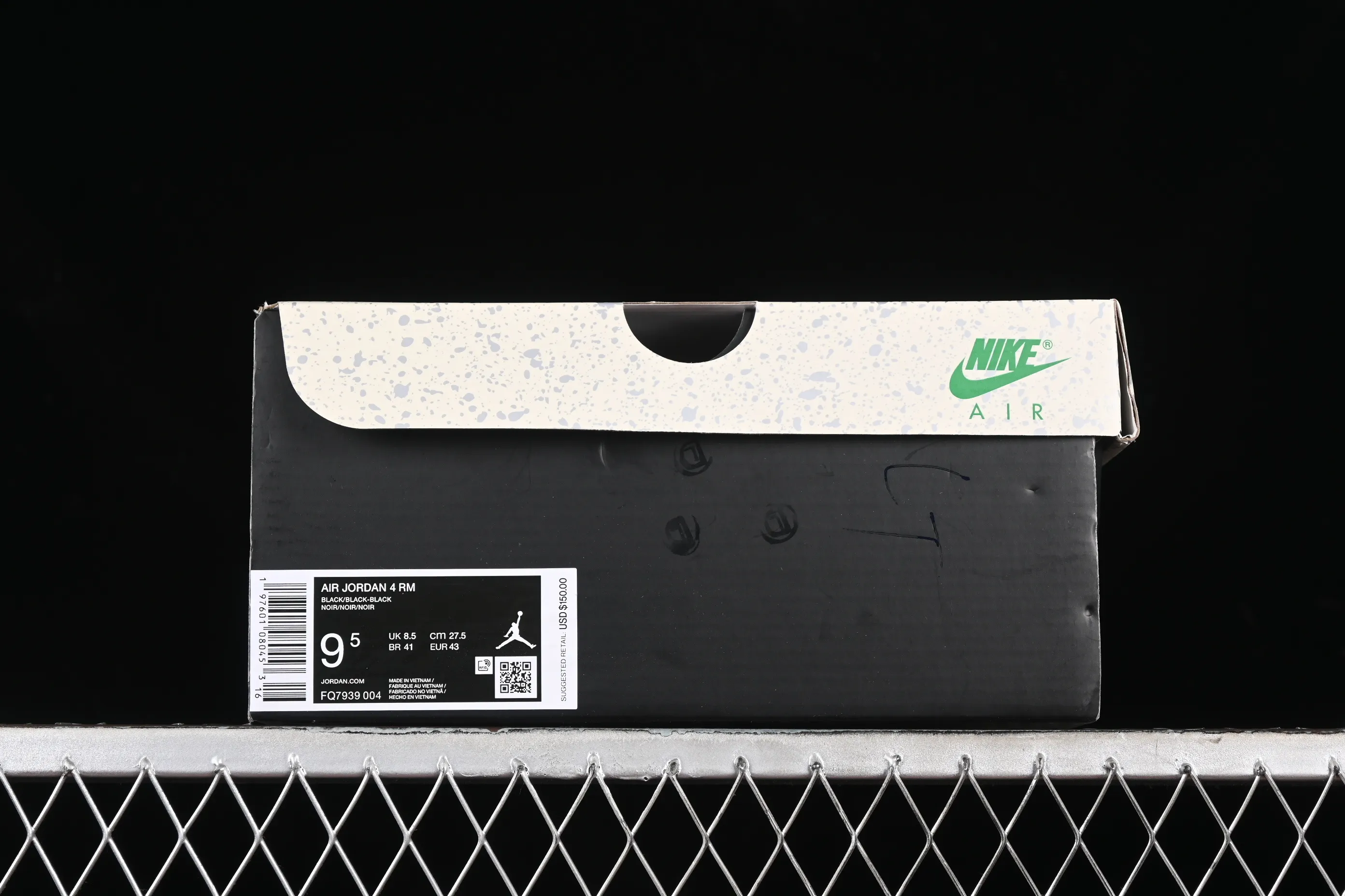 All Categories Air Jordan Jordan Series Basketball Shoes Air Jordan 4 Air Jordan 4 "Remastered" AJ4 Joe 4 Remastered Suede Black FQ7939-004